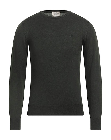 BROOKSFIELD Pullover Verde scuro 100% Lana Vergine