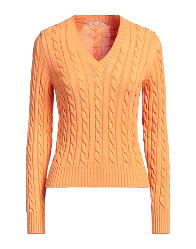 FOUR FRIENDS Jumper Orange 100% Cotton