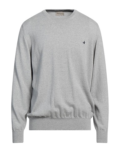 BROOKSFIELD Jumper Light grey 100% Virgin Wool