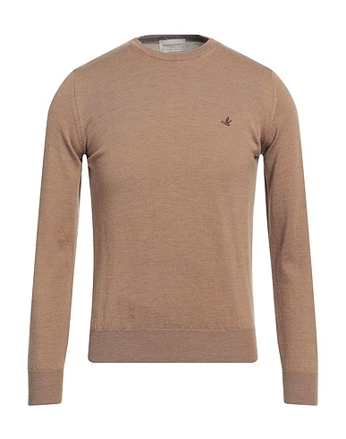 BROOKSFIELD Pullover Hellbraun 100% Schurwolle