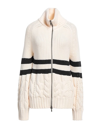 LORENA ANTONIAZZI Cardigan Ivory 89% Virgin Wool, 5% Cashmere, 5% Silk, 1% Polyester