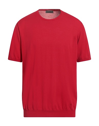 FERRANTE Jumper Red 100% Cotton