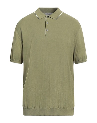 FERRANTE Jumper Sage green 55% Silk, 45% Cotton