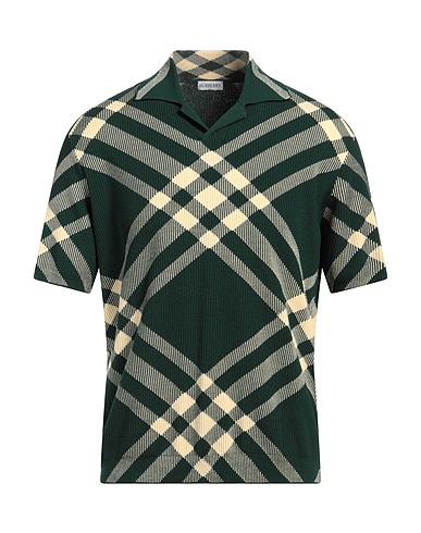 BURBERRY Sweater Dark green 89% Wool, 11% Polyester
