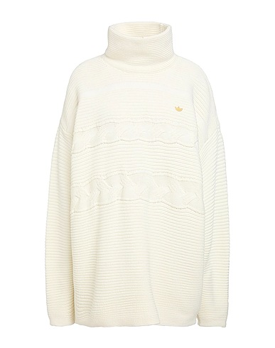 ADIDAS ORIGINALS Polo neck OS TURTLENECK
 Off white 100% Cotton