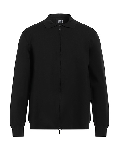 ALPHA STUDIO Cardigan Black 100% Polypropylene