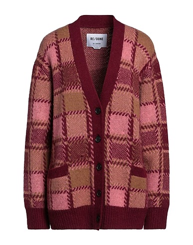 RE/DONE Cardigan Bordeaux 43% Lana, 43% Nylon, 14% Lana di alpaca