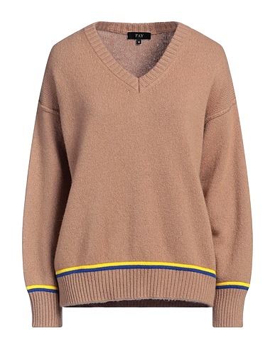 FAY Maglia in Cachemire Cammello 100% Cachemire