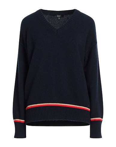 FAY Cashmere jumper Midnight blue 100% Cashmere