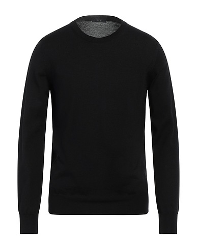 FAY Jumper Black 100% Virgin Wool