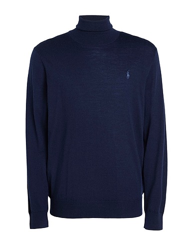 POLO RALPH LAUREN Cuello alto Azul marino 100% Lana