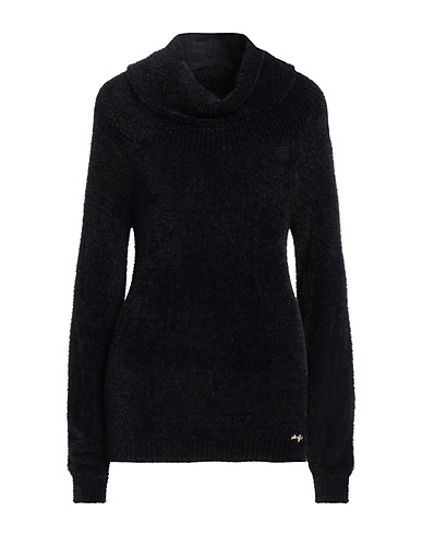 LIU •JO Polo neck Black 100% Polyamide