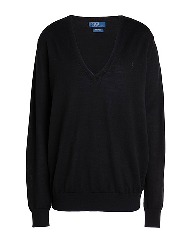 POLO RALPH LAUREN Jumper Black 100% Wool