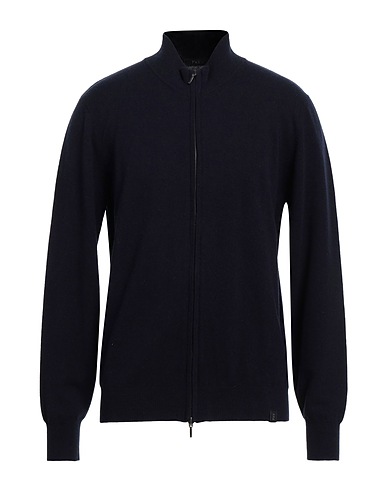 FAY Cardigan Navy blue 90% Wool, 10% Cashmere