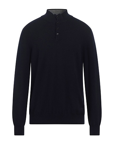 FAY Polo neck Midnight blue 80% Virgin Wool, 10% Viscose, 10% Cashmere
