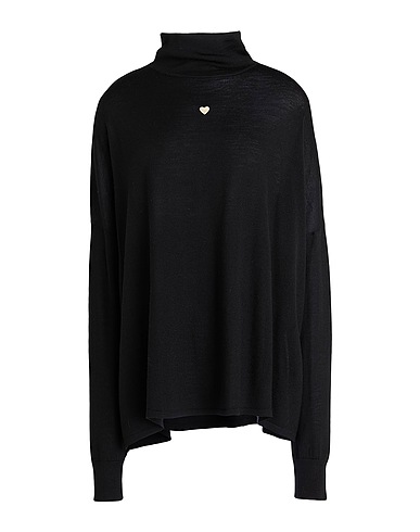 MAX&Co. Turtleneck LABRADOR Black 100% Virgin Wool