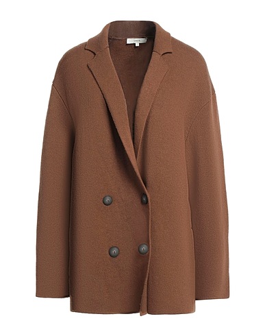 VINCE. Cardigan Brown 88% Merino Wool, 9% Cashmere, 2% Nylon, 1% Elastane