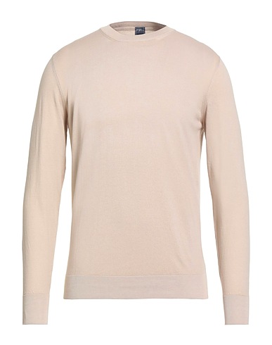 FEDELI Pullover Beige 100% Supima®