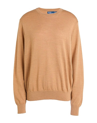 POLO RALPH LAUREN Jumper Camel 100% Wool