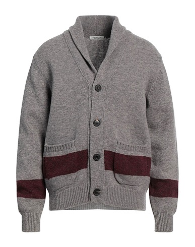 CROSSLEY Cardigan Grey 100% Virgin Wool