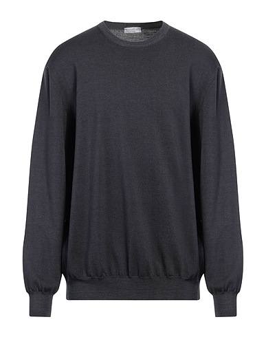ALESSANDRO LUPPI Pullover Braungrau 100% Merinowolle