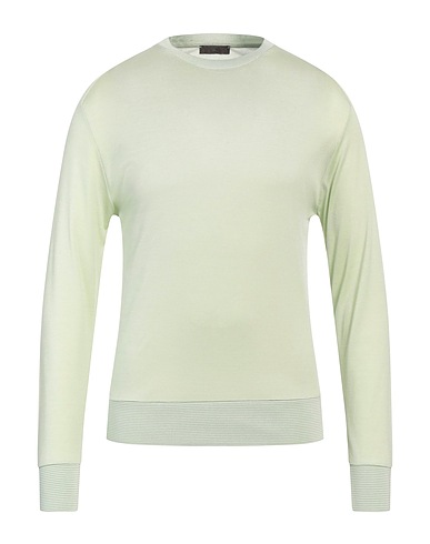 ETRO Pullover Verde chiaro 50% Seta, 50% Cotone