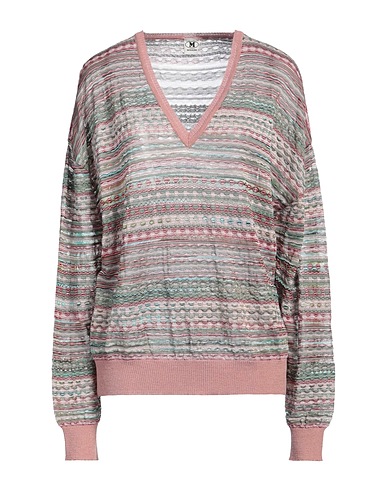 M MISSONI Jumper Pink 40% Viscose, 34% Cotton, 9% Mohair wool, 9% Alpaca wool, 8% Polyamide