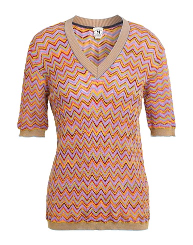 M MISSONI Sweater Lilac 40% Viscose, 34% Cotton, 9% Mohair wool, 9% Alpaca wool, 8% Polyamide