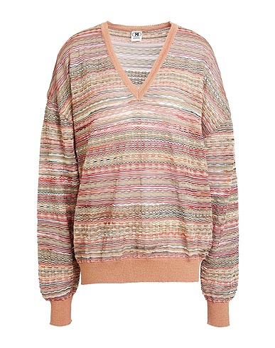 M MISSONI Jumper Sand 40% Viscose, 34% Cotton, 9% Mohair wool, 9% Alpaca wool, 8% Polyamide