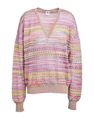 M MISSONI Jumper Magenta 40% Viscose, 34% Cotton, 9% Mohair wool, 9% Alpaca wool, 8% Polyamide