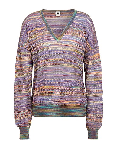M MISSONI Jumper Mauve 40% Viscose, 34% Cotton, 9% Mohair wool, 9% Alpaca wool, 8% Polyamide