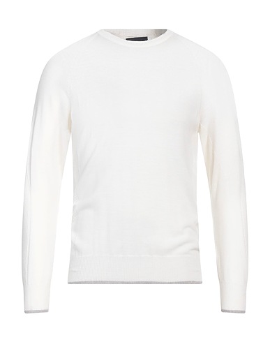 SEASE Pullover Off white 100% Lana Vergine