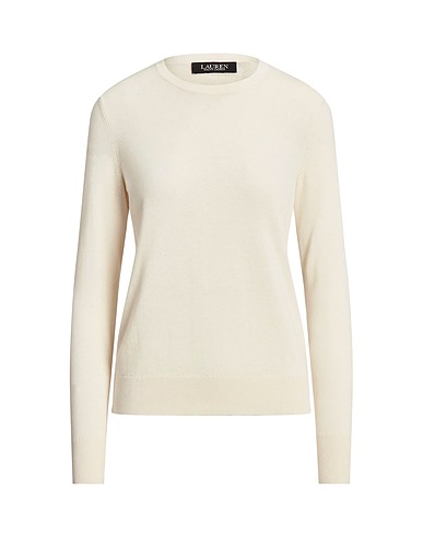 LAUREN RALPH LAUREN Pullover Cotton-Blend Sweater
 Cremeweiß 60% Baumwolle, 40% Modal