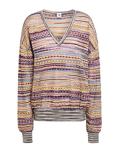 M MISSONI Sweater Black 40% Viscose, 34% Cotton, 9% Mohair wool, 9% Alpaca wool, 8% Polyamide