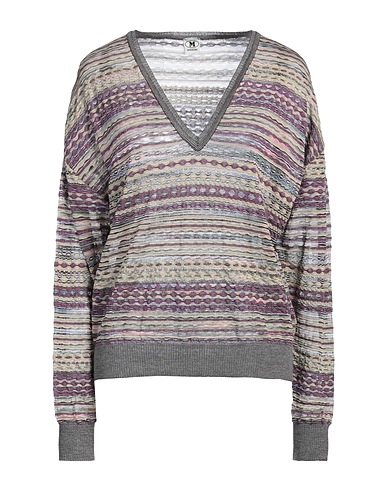 M MISSONI Jumper Mauve 40% Viscose, 34% Cotton, 9% Mohair wool, 9% Alpaca wool, 8% Polyamide