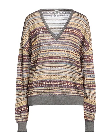 M MISSONI Sweater Pastel yellow 40% Viscose, 34% Cotton, 9% Mohair wool, 9% Alpaca wool, 8% Polyamide