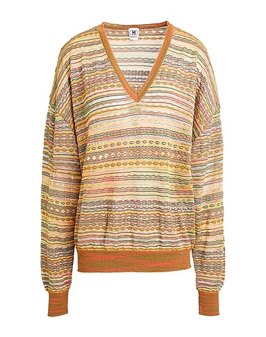 M MISSONI Sweater Mandarin 40% Viscose, 34% Cotton, 9% Mohair wool, 9% Alpaca wool, 8% Polyamide