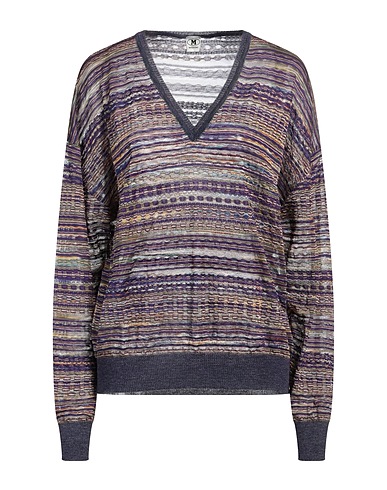 M MISSONI Sweater Midnight blue 40% Viscose, 34% Cotton, 9% Mohair wool, 9% Alpaca wool, 8% Polyamide