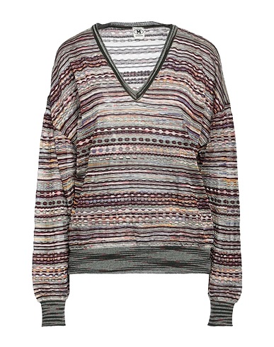 M MISSONI Sweater Dark green 40% Viscose, 34% Cotton, 9% Mohair wool, 9% Alpaca wool, 8% Polyamide
