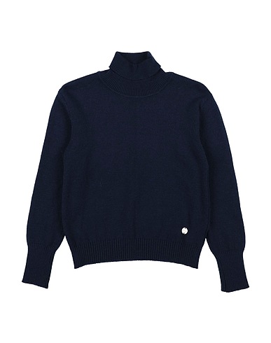 GAUDÌ Polo neck Midnight blue 52% Viscose, 28% Polyester, 20% Polyamide