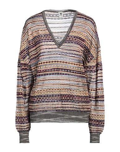 M MISSONI Jumper Yellow 40% Viscose, 34% Cotton, 9% Mohair wool, 9% Alpaca wool, 8% Polyamide