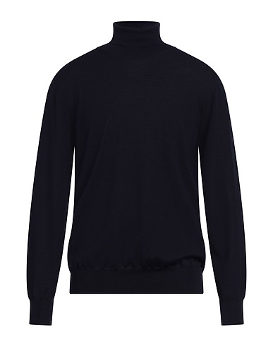 VNECK Turtleneck Midnight blue 70% Merino Wool, 30% Silk