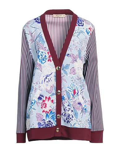 ETRO ブルゾン スカイブルー レーヨン 96% / ポリウレタン 4%
