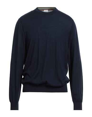PAUL SMITH 풀오버 네이비 100% 메리노 울