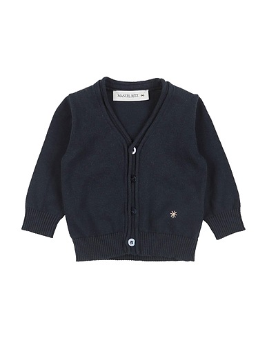 MANUEL RITZ Cardigan Midnight blue 100% Cotton
