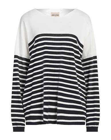 SEMICOUTURE Jumper Midnight blue 100% Cotton