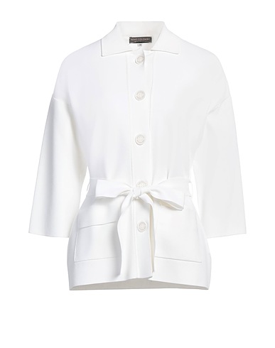 NINO COLOMBO Jacket White 83% Viscose, 17% Lycra®