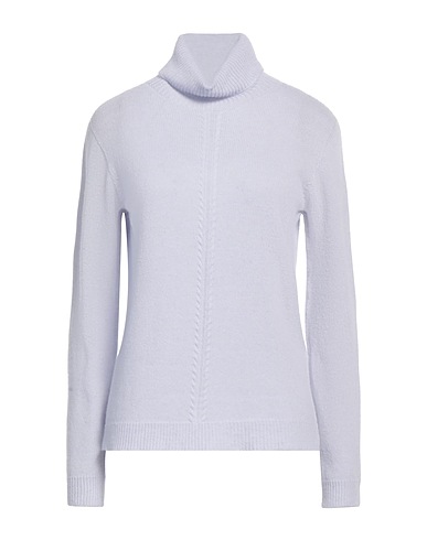 COMPAGNIA ITALIANA Polo neck Sky blue 55% Wool, 45% Cashmere