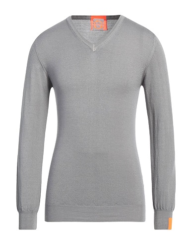 RE-CYCLE Pullover Grigio 100% Lana Merino