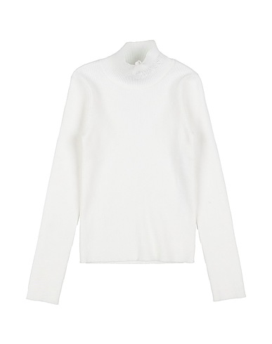 TWINSET Polo neck Off white 40% Viscose, 38% Polyester, 22% Polyamide